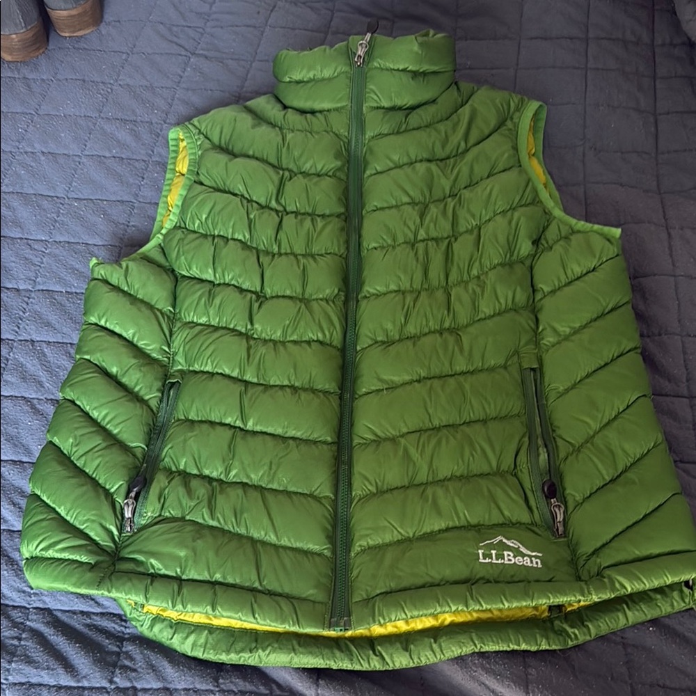 L.L. Bean Women’s Green Puffer Vest